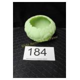 Fenton Lime Sherbert Satin Lily Bowl
