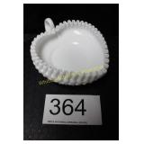 Fenton WMG Hobnail Heart Shaped Candy Dish