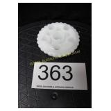 Fenton White Milk Glass Flower & Candle Holder Fro