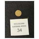 1852 "California Gold" Fractional Miniature Replic