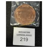 Bison - 1 Oz. - .999 Copper
