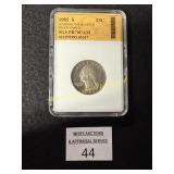 1985 "S" Washington Quarter Graded PR70CAM