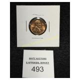 1961 "P" - Lincoln Cent - Star Of David Stamp