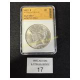 1922 P Peace Dollar Graded MS67