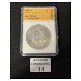 1900 P Morgan Dollar Graded MS67