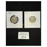 Buffalo Nickel - 1920 - 1923