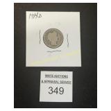 1914 "D" Barber Dime - 90% Silver