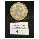 Mexico - 1959 - Un Peso 10% Silver