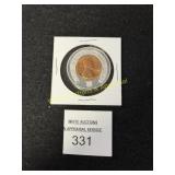 Uncirculated Good Luck Cent 1959 coin Avon, Conn.