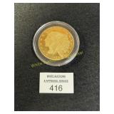 Large - 1929 Indian Head Gold Coin - Copy