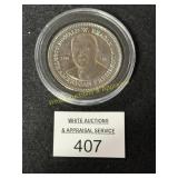 Ronald Regan Coin - In Capsule