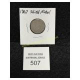 US - 1867 Shield Nickel