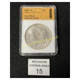 1902 O Morgan Dollar Graded MS66