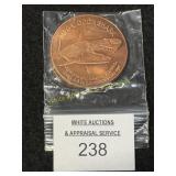 Megalodon Shark - 1 Oz. - .999 Copper