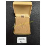 Earrings Necklace Set - New In Box - Unmarked