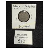 US - 1903 Liberty Head - V Nickel