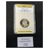 1992 "S" Washington Quarter Graded PR70CAM