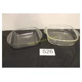 Fire King 3 Qt. Clear Casserole