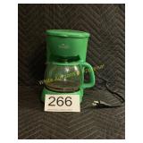 Green Rival 4 Cup Coffee Maker - Used