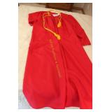 Red Graduation Gown