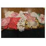 Large Lot of Handmade Vtg. Crocheted Doilies