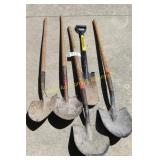 Group of Various Shovels