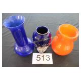 (3) Vases - Japanese Interpur & More