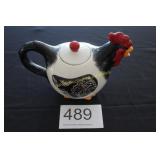 Ceramic Rooster Teapot