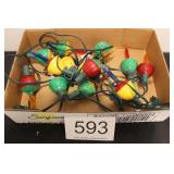 Vtg. Style Outdoor Christmas Lights - 2 Strands