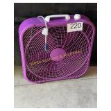 20" Lasko Box Fan - Purple - Works as Should
