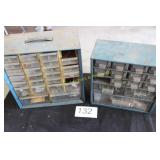 (2) Blue Metal Multi-Drawer Storage Cabinet