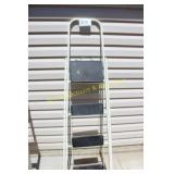 4 Step Utility Ladder High Arched Safety Rail