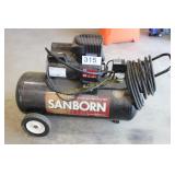 Sanborn 15 Gallon Port Air Compressor w/Hose