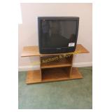 Vtg. Magnavox CRT Television w/Stand
