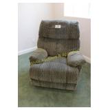 Oversized Padded Fabric Rocker Recliner