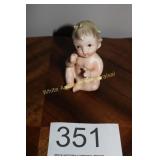 Vtg. Napco 1960 Sitting Piano Baby