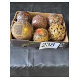 (6) Decorative Orbs/Balls