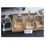 Group of (4) YARDDOG Galv. Metal Mole Traps