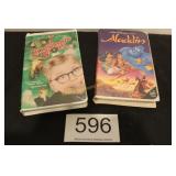 "A Christmas Story" & "Aladdin" VHS Movies