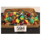 Vtg. Style Outdoor Christmas Lights - 2 Strands