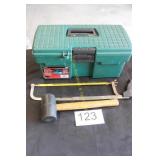 Popular Mechanics 16" Toolbox, Hacksaw & Rubber Ma