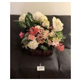 Large Floral Arrangement in a Large Woven Basket