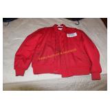 Vtg. J.J. Cochran Red Bomber Style Jacket