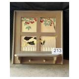 Rustic 4 Panel Window Metal Painted Tiles