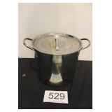 Large Stainless Steel Stock Pot w/Lids