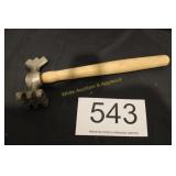 Vtg. Cast Aluminum Meat Tenderizer Hammer