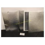 (4) Hammered Metal Stove Top Covers ++ Bonus