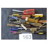 Box of Mixed Screwdrivers - Large Assortment