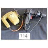 Black & Decker Corded Jigsaw & 3/8" Drill Lot
