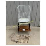 White Wire Bird Cage - YML Brand